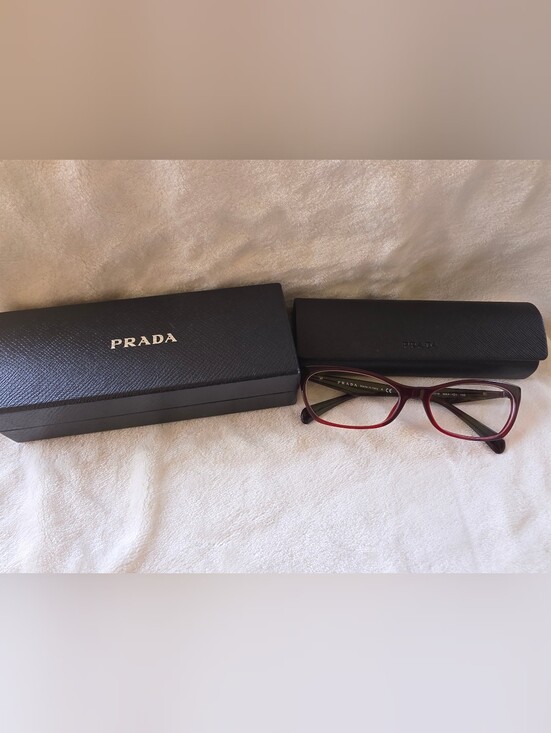 Prada Accessories - Prada Women’s Red Eyeglass Frames